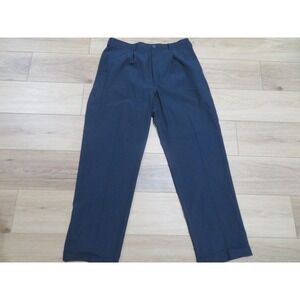 Nike Pants Mens 36x32 Blue Fit Dry Golf Dress Pants Pleated Stretch Casual